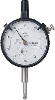 Mitutoyo 2046S Dial Indicator Flat Back